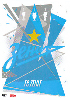 Team Badge Zenit Petersburg 2020/21 Topps Match Attax CL Team Badge #ZEN01